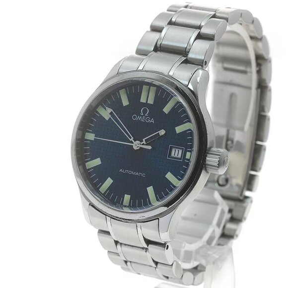 OMEGA Classic 5203.81 Date Blue Dial Automatic Men's Watch - Picture 1 of 12